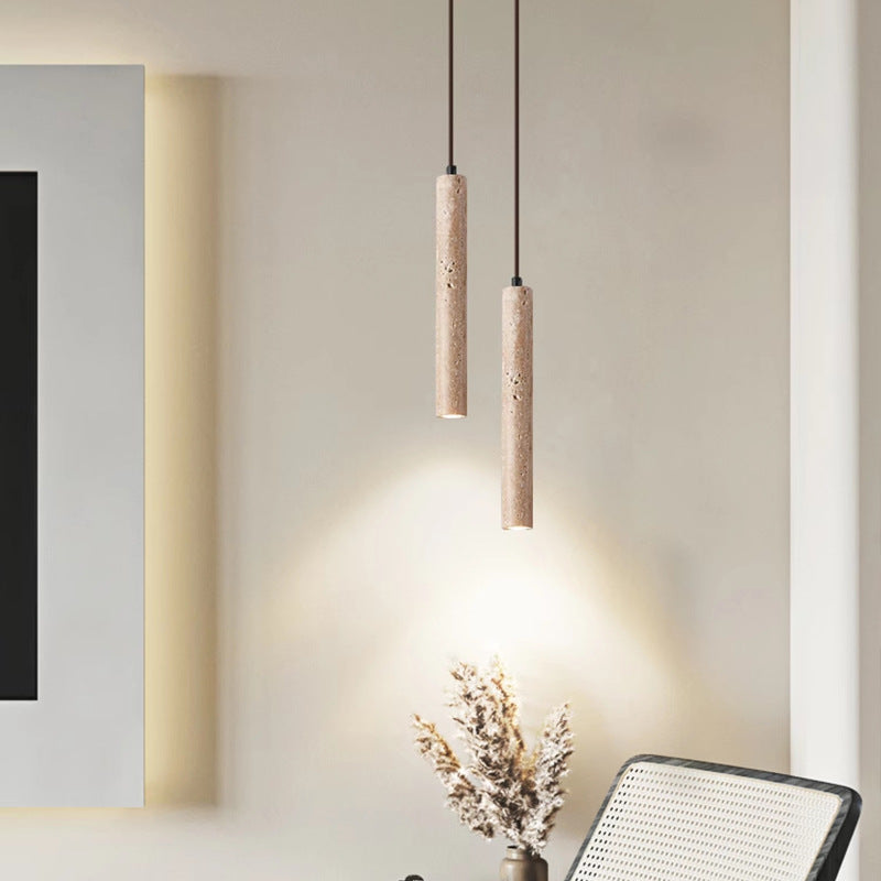 Travertine Minimalistische Lange Lijn Plafondlamp