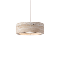 Wabi Sabi Stijl Travertijn Steen Hanglamp