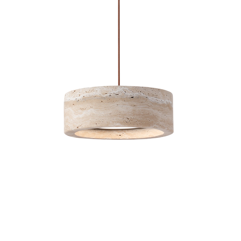 Wabi Sabi Stijl Travertijn Steen Hanglamp