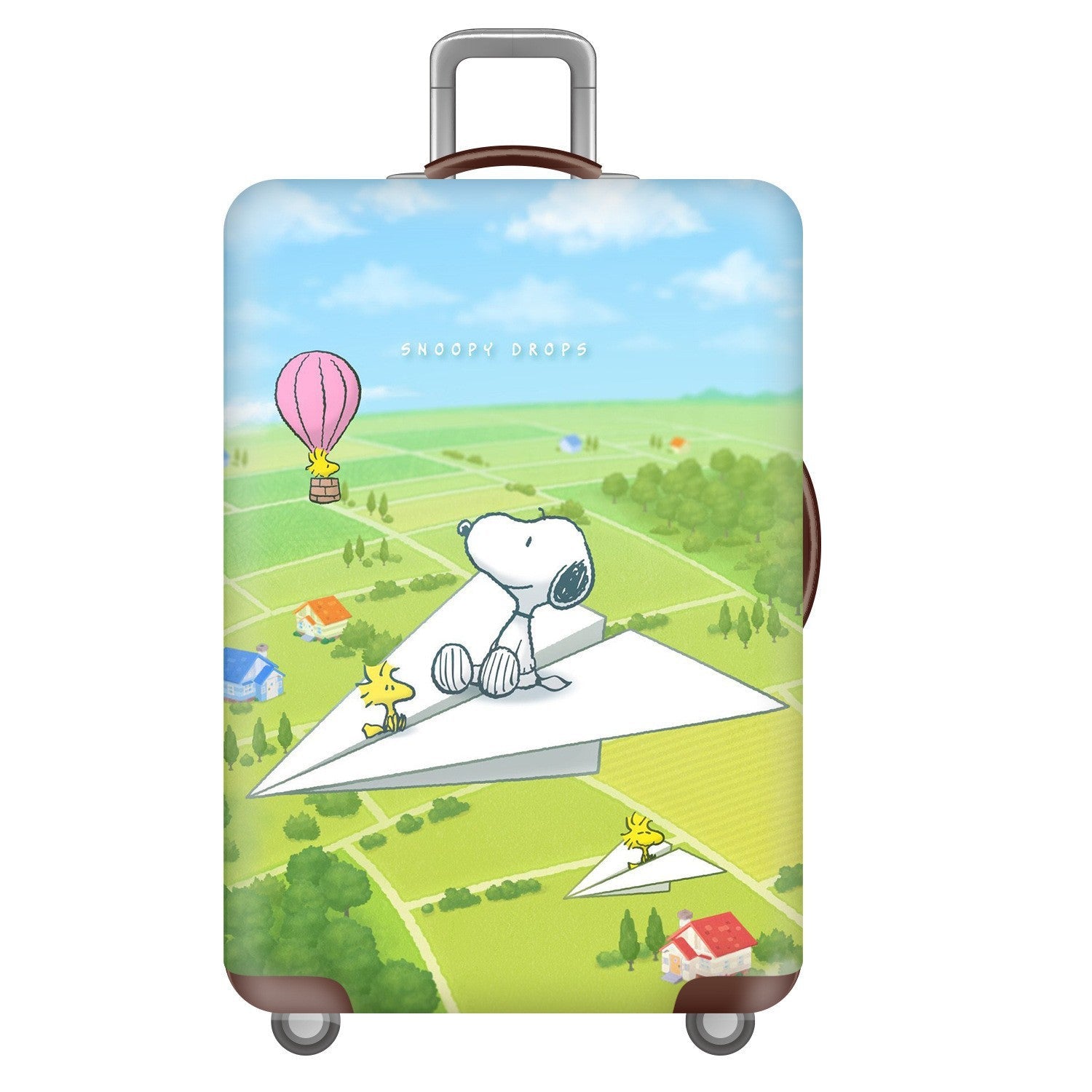 Unisex Hardcase Reis Koffer met Speelse Snoopy Motief
