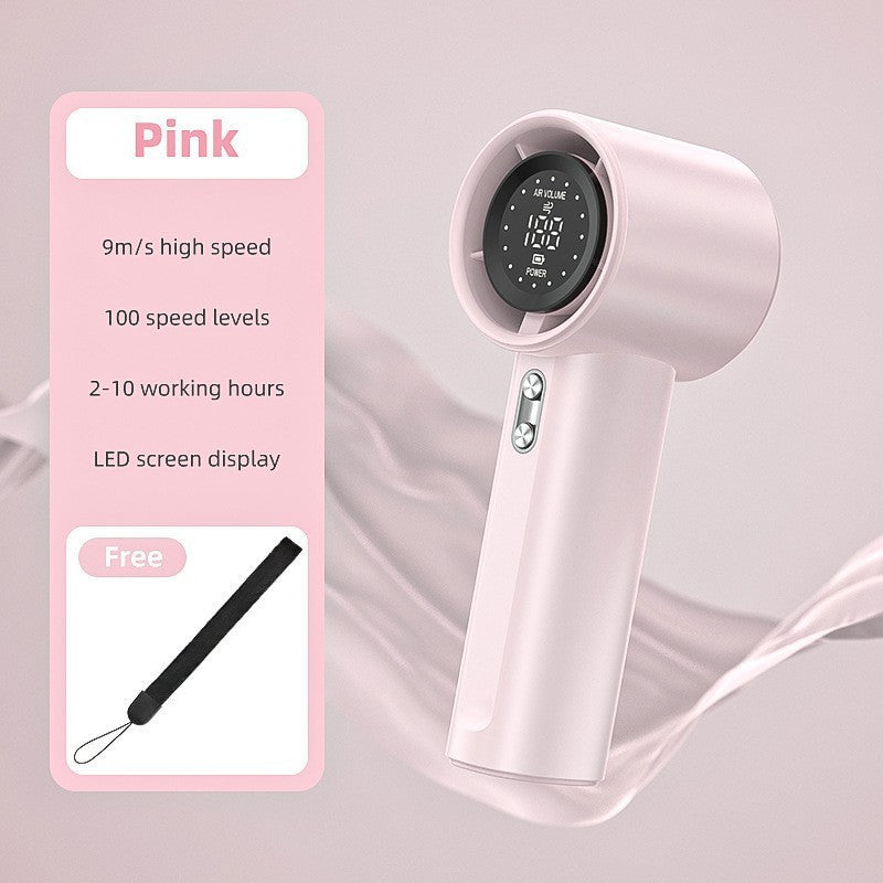 Unisex nan compacte draadloze hogesnelheids-digitaal display haardroger met instelbare snelheid en duurzame accu