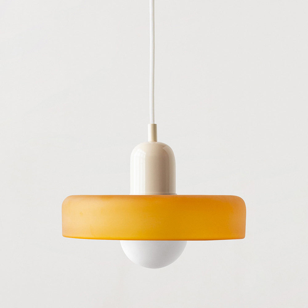 Liora Bauhaus Glazen Hanglamp Met Hoogteverstelling