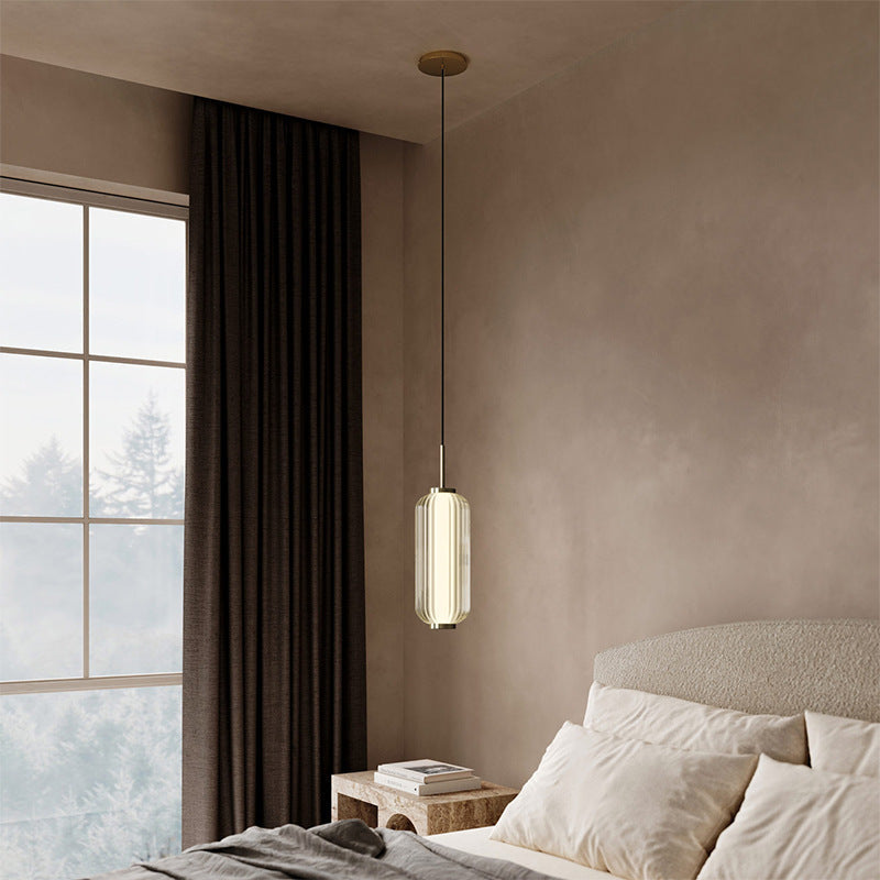 Elma Lineaire Gestreepte Glas LED Hanglamp