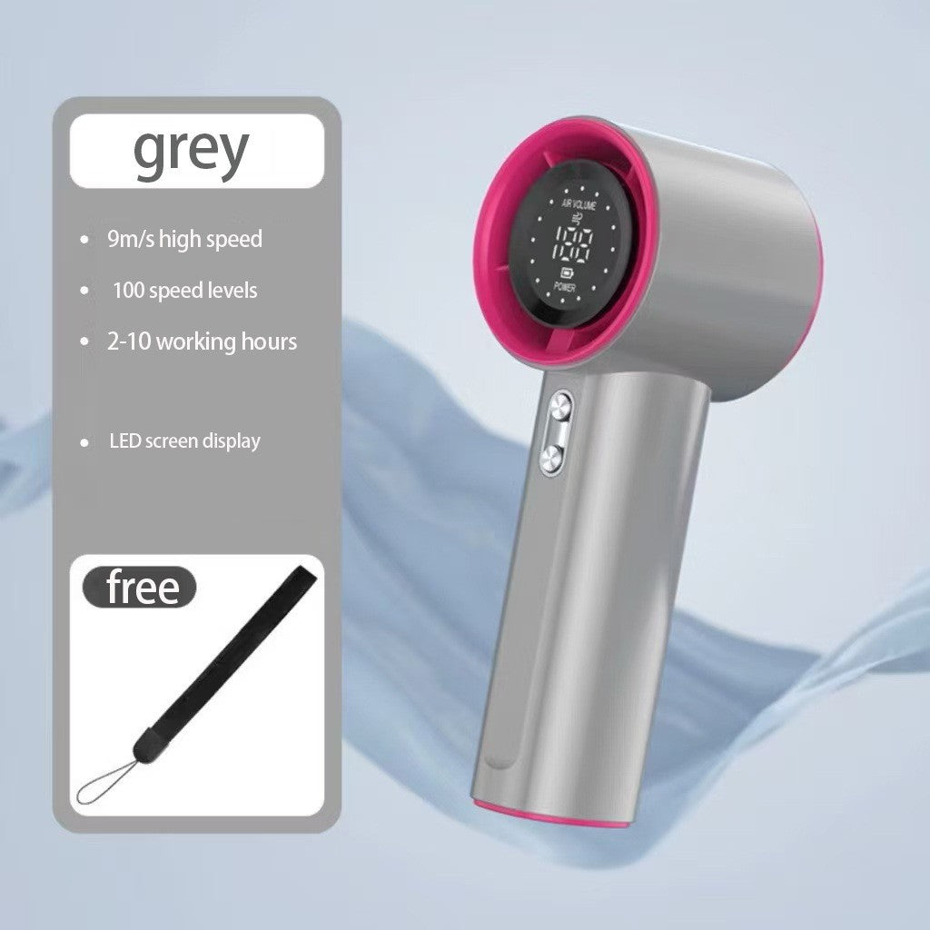 Unisex nan compacte draadloze hogesnelheids-digitaal display haardroger met instelbare snelheid en duurzame accu