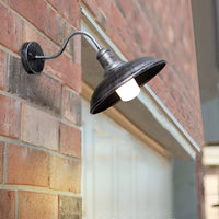 Industriële Komvormige IJzeren Buiten Wandlamp
