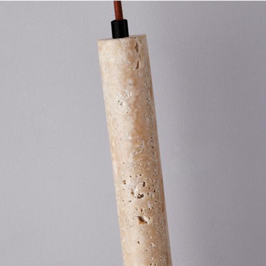 Travertine Minimalistische Lange Lijn Plafondlamp