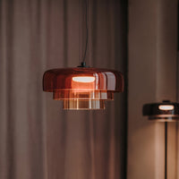 Noordse Hemelse Glazen Hanglamp