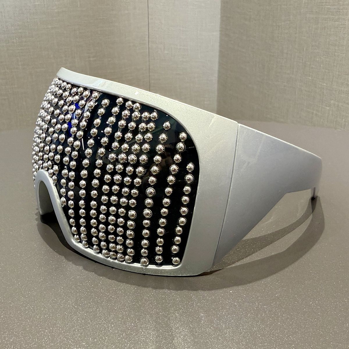 Dames modieuze skibril met strass-bezette frame Brehn