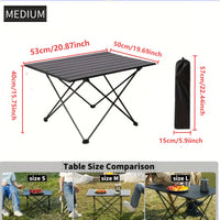 Vrouwen Opvouwbare Campingtafel Brehn
