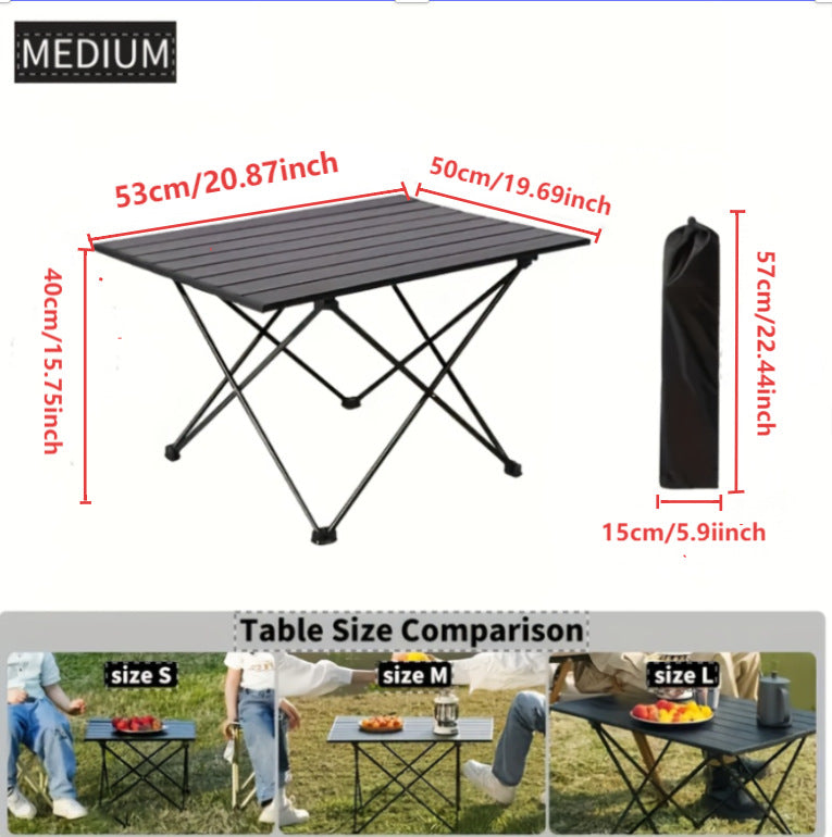 Vrouwen Opvouwbare Campingtafel Brehn