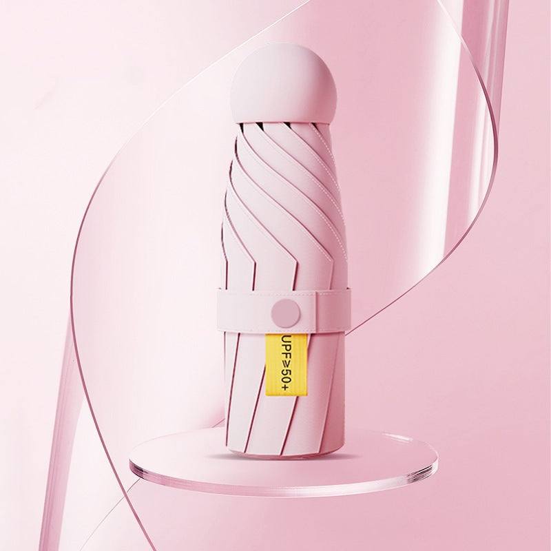 Dames UV-bescherming Opvouwbare Paraplu met Innovatief Mechanisme