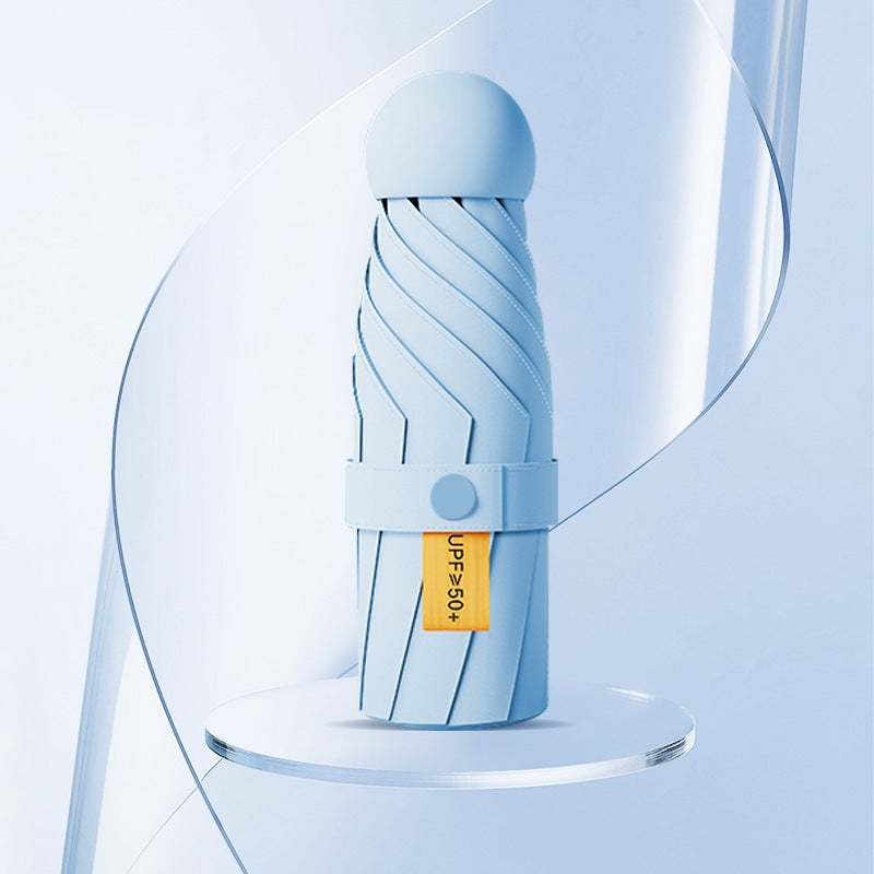 Dames UV-bescherming Opvouwbare Paraplu met Innovatief Mechanisme