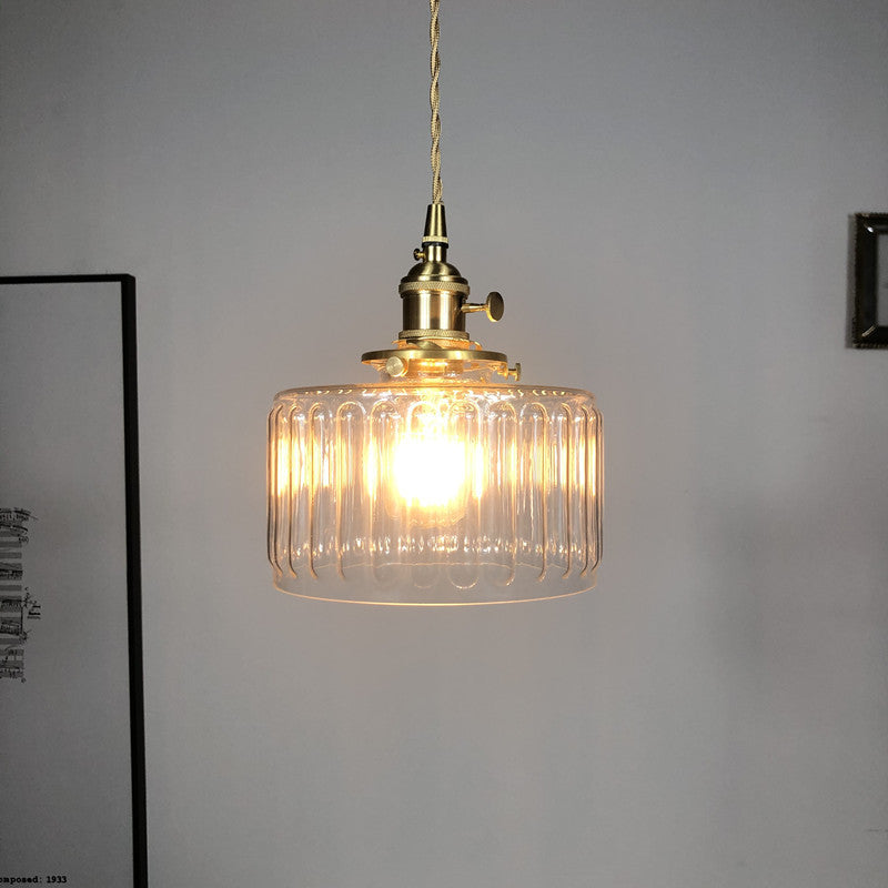 Celeste Glas Vintage Gloed Hanglamp