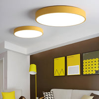 Nordic Macaron Ronde LED Plafondlamp