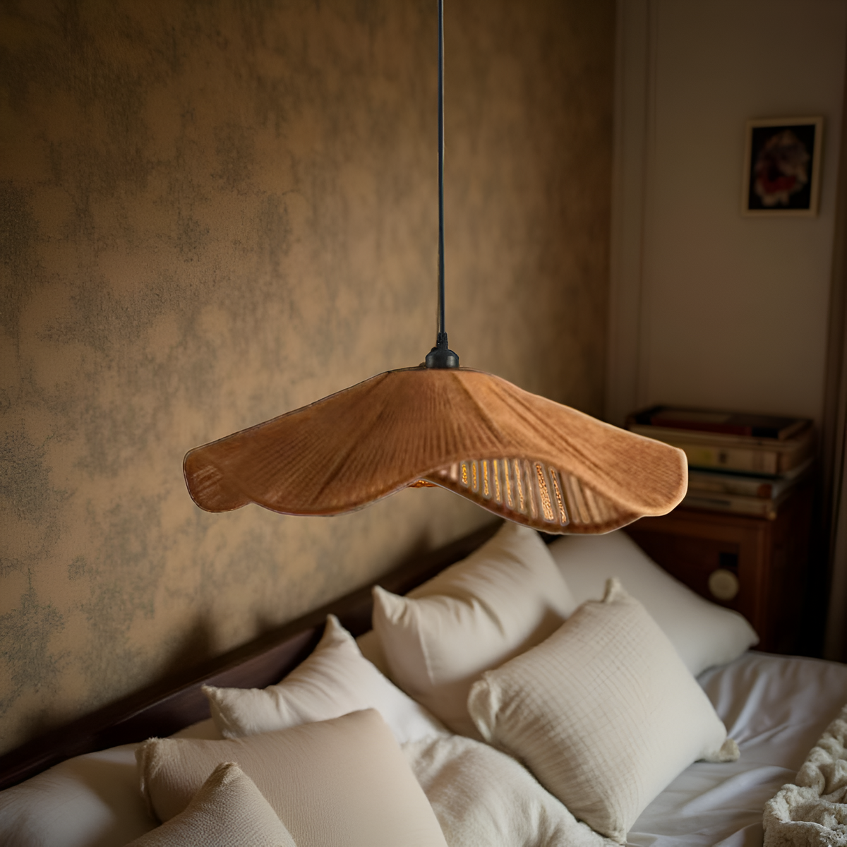 Cape Points Boho Natuurlijke Jute Vezel Hanglamp