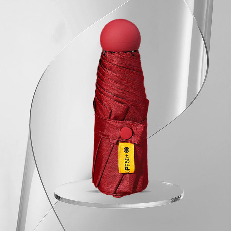 Dames UV-bescherming Opvouwbare Paraplu met Innovatief Mechanisme