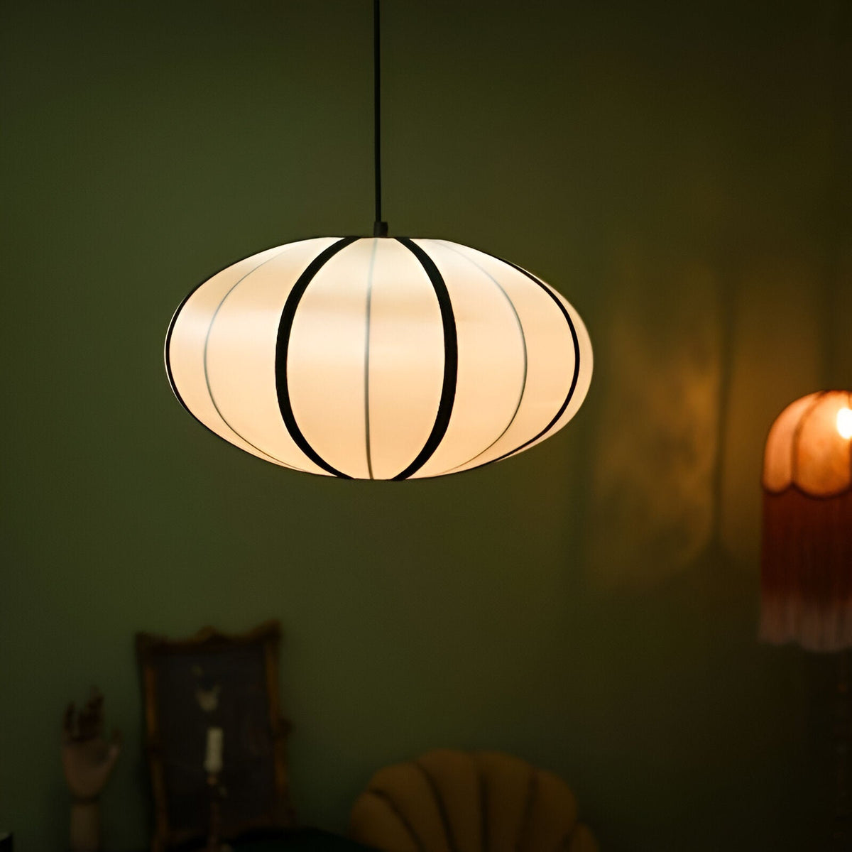 Japandi Zijde Vloerlamp