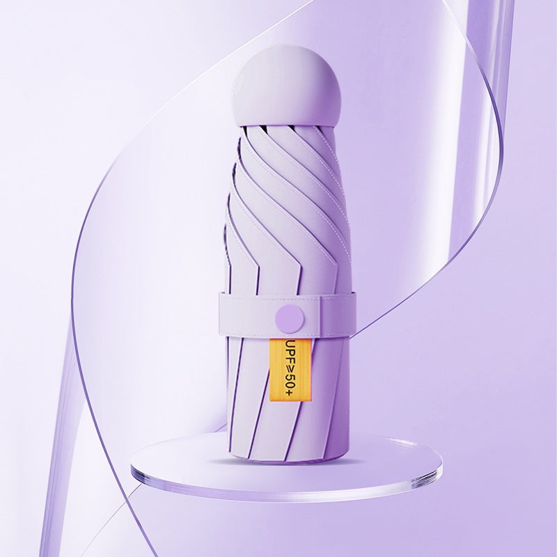 Dames UV-bescherming Opvouwbare Paraplu met Innovatief Mechanisme
