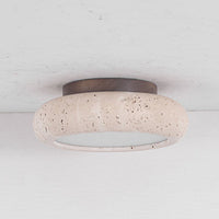 Travertine Retro Plafondlamp