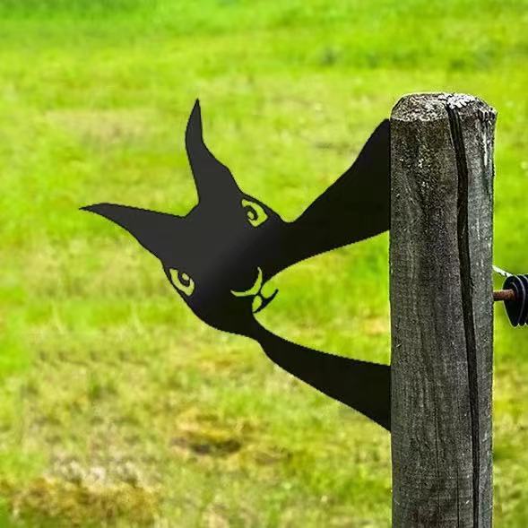 Buiten Tuin Boerderij Spionerende Geit Metaal Kunstwerk Binnen Decoratie