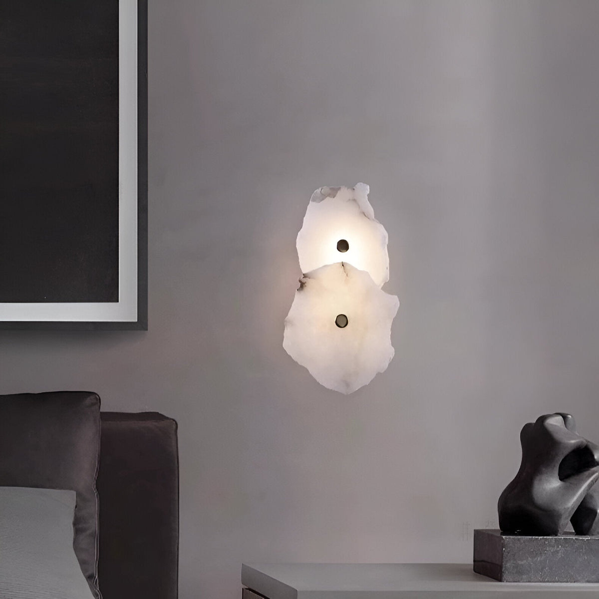 Moderne Onregelmatige Marmeren Minimalistische Wandlamp