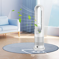 Koel bladloze torenventilator met HEPA-luchtfilter en brede oscillatie