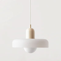 Bauhaus Hanglamp in Gekleurd Glas met Verstelbare Ophang