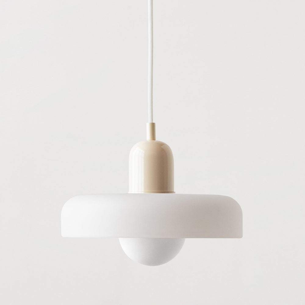 Liora Bauhaus Glazen Hanglamp Met Hoogteverstelling