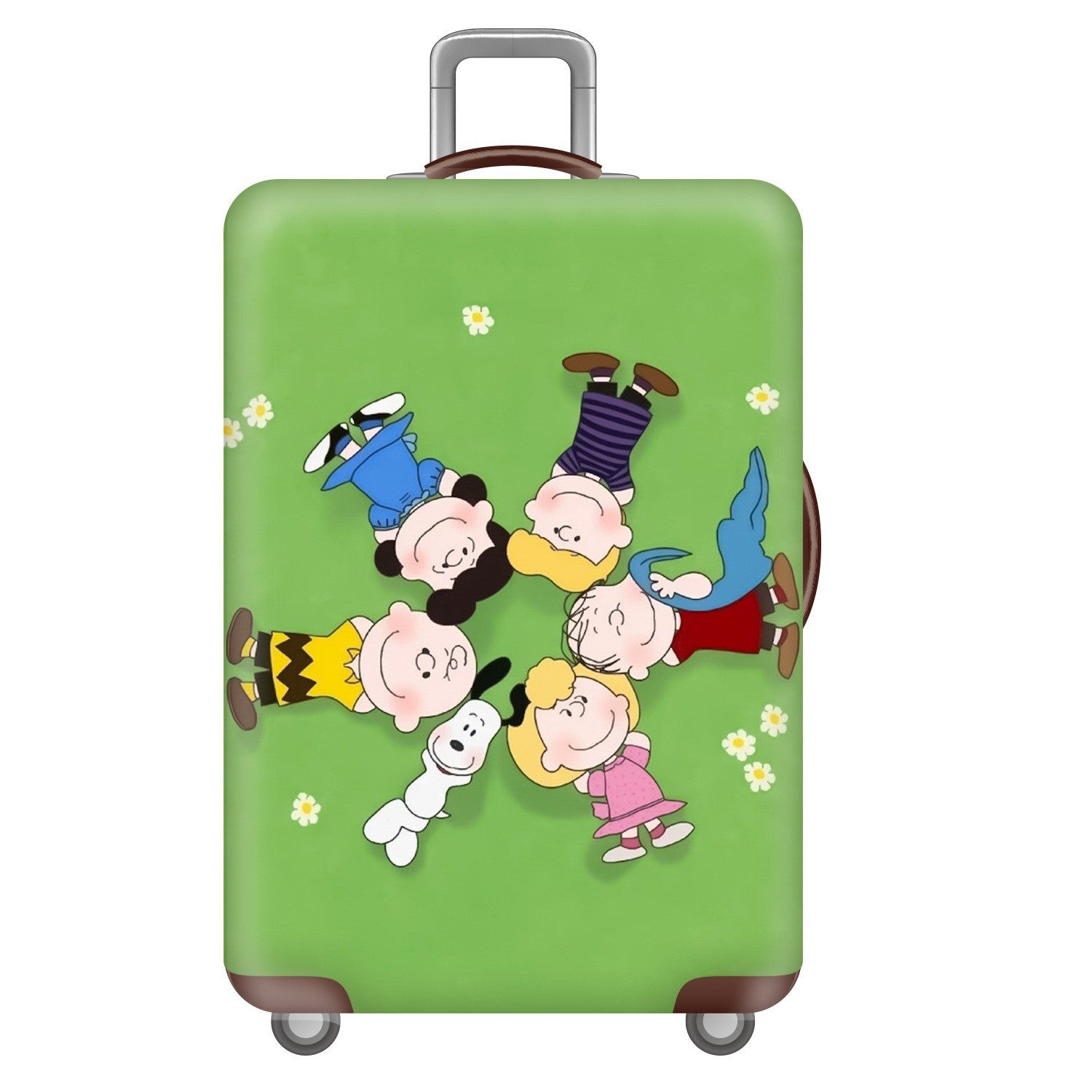 Unisex Hardcase Reis Koffer met Speelse Snoopy Motief