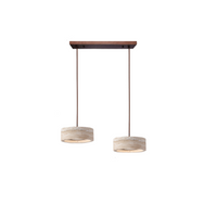 Wabi Sabi Stijl Travertijn Steen Hanglamp