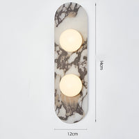 Franse Lichte Marmeren Luxe Minimalistische Wandlamp