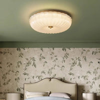 Gerimpeld Glazen Plafondlamp