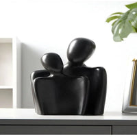Moderne sculptuur die verbinding en tederheid symboliseert