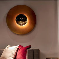 Kleurrijke Ronde Metalen Wandlamp