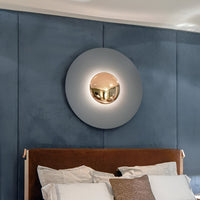 Kleurrijke Ronde Metalen Wandlamp