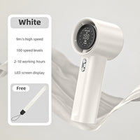 Unisex nan compacte draadloze hogesnelheids-digitaal display haardroger met instelbare snelheid en duurzame accu