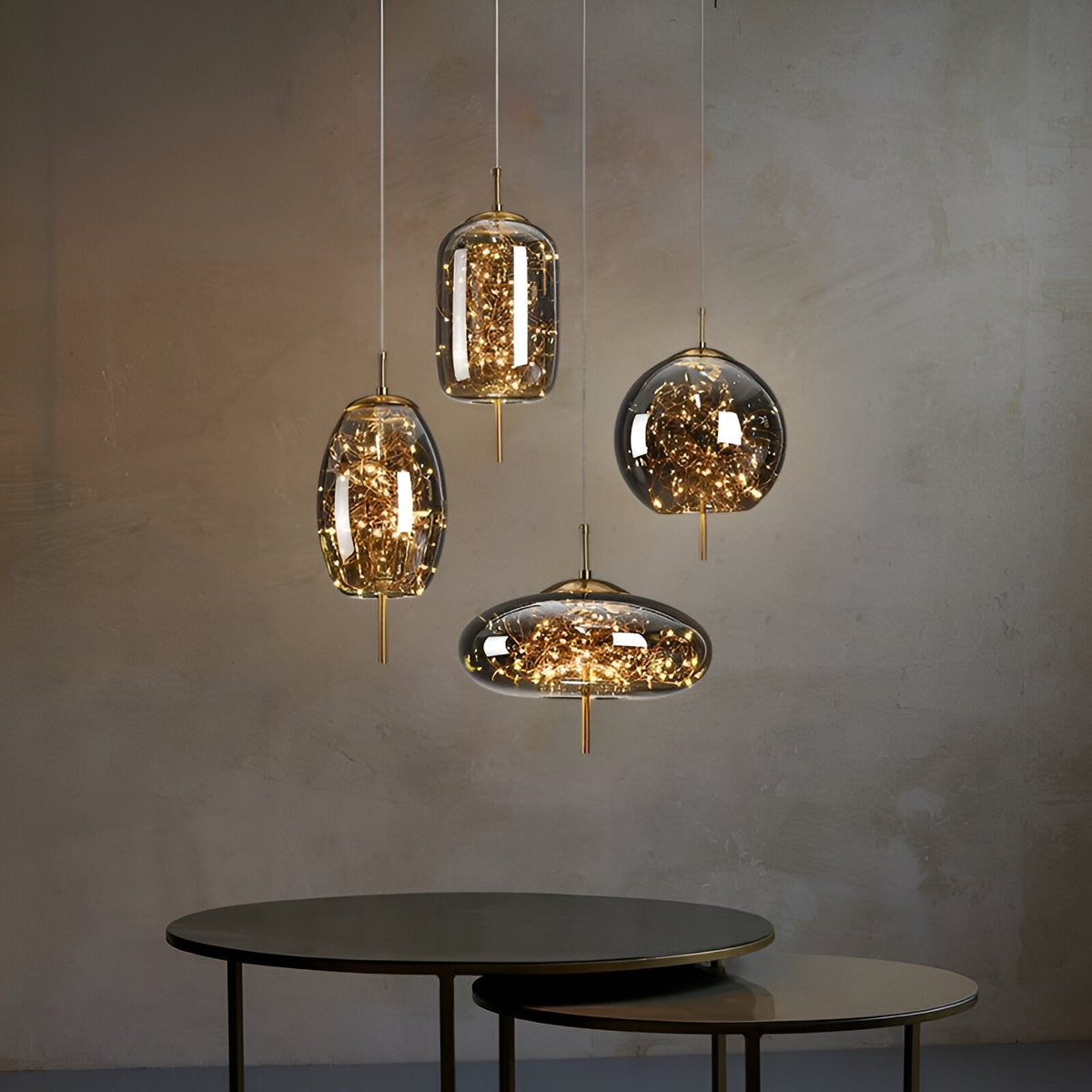 Nordic Luxe Moderne Glazen Hanglamp