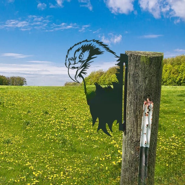 Buiten Tuin Boerderij Spionerende Geit Metaal Kunstwerk Binnen Decoratie