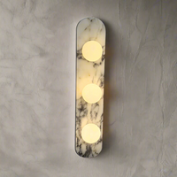 Franse Lichte Marmeren Luxe Minimalistische Wandlamp
