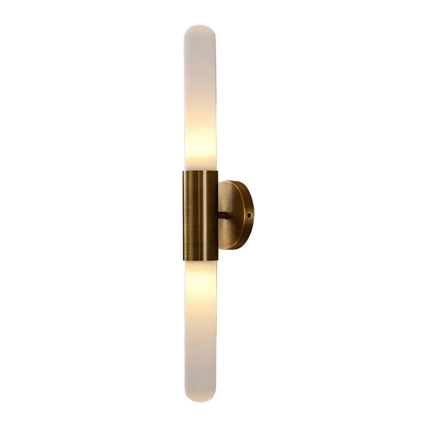 Noordse Watergolven Glas Messing Wandlamp LED 1-Licht