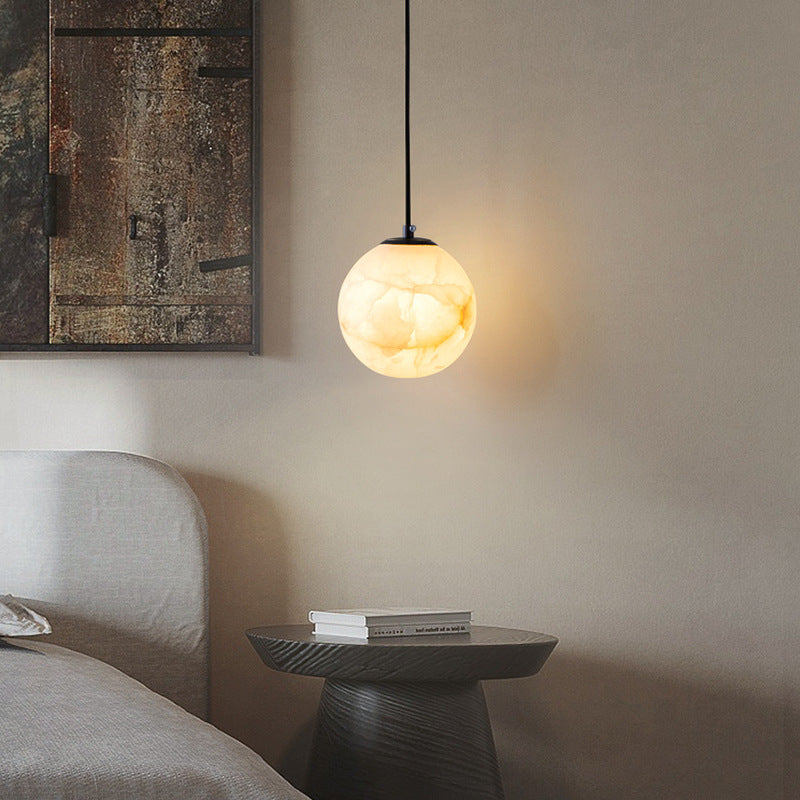 Alabaster Globe Moderne Hanglamp