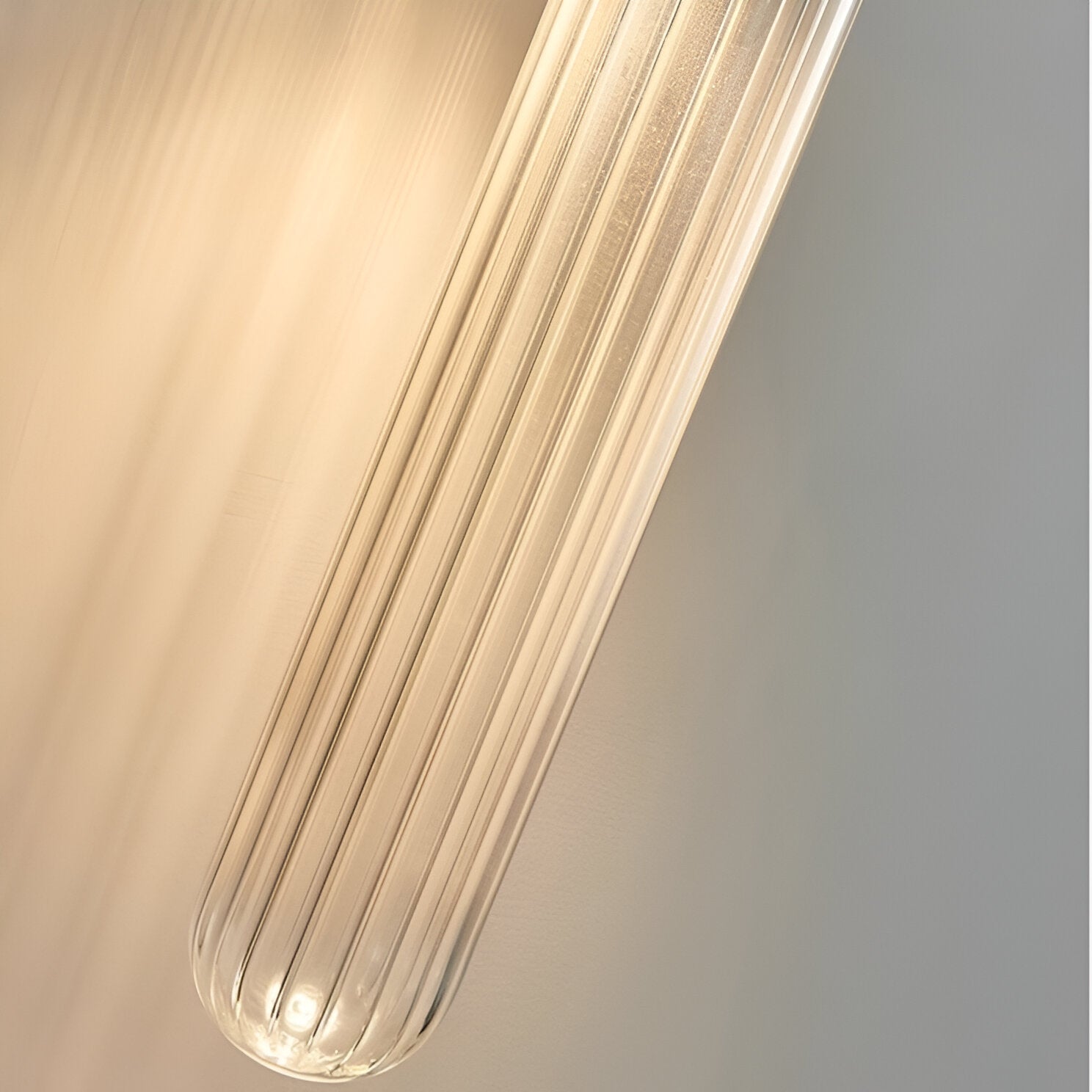 Noordse Watergolven Glas Messing Wandlamp LED 1-Licht