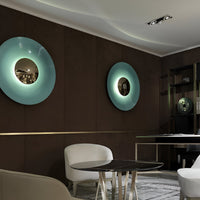 Kleurrijke Ronde Metalen Wandlamp