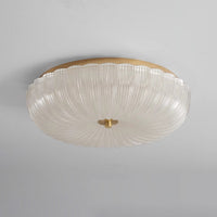 Gerimpeld Glazen Plafondlamp