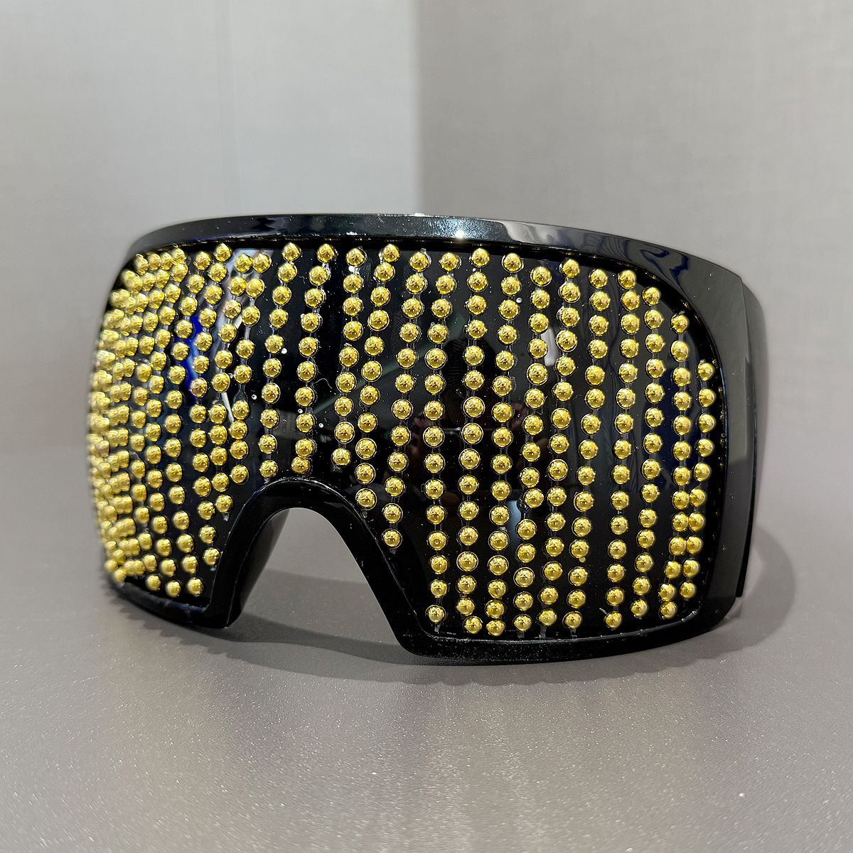Dames modieuze skibril met strass-bezette frame Brehn