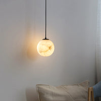 Alabaster Globe Moderne Hanglamp