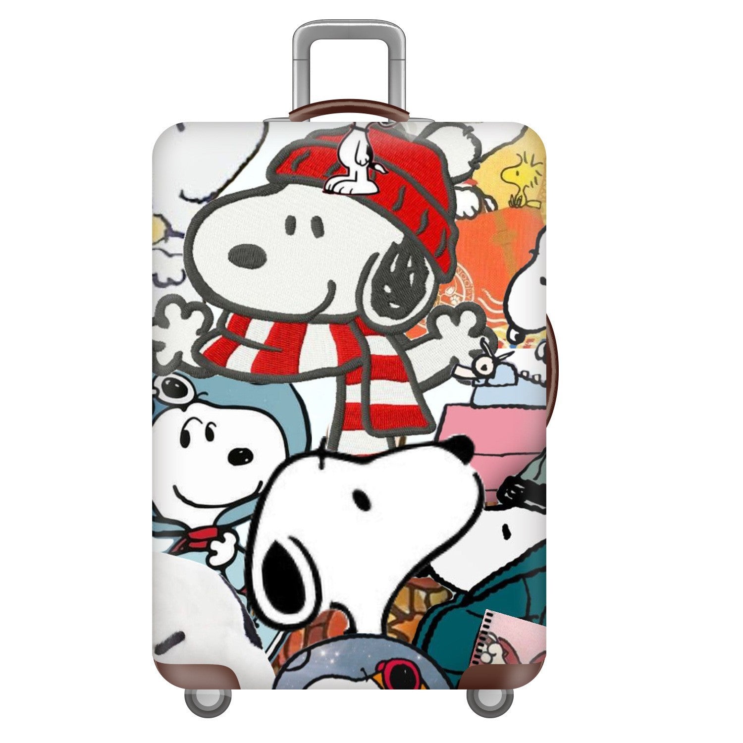 Unisex Hardcase Reis Koffer met Speelse Snoopy Motief