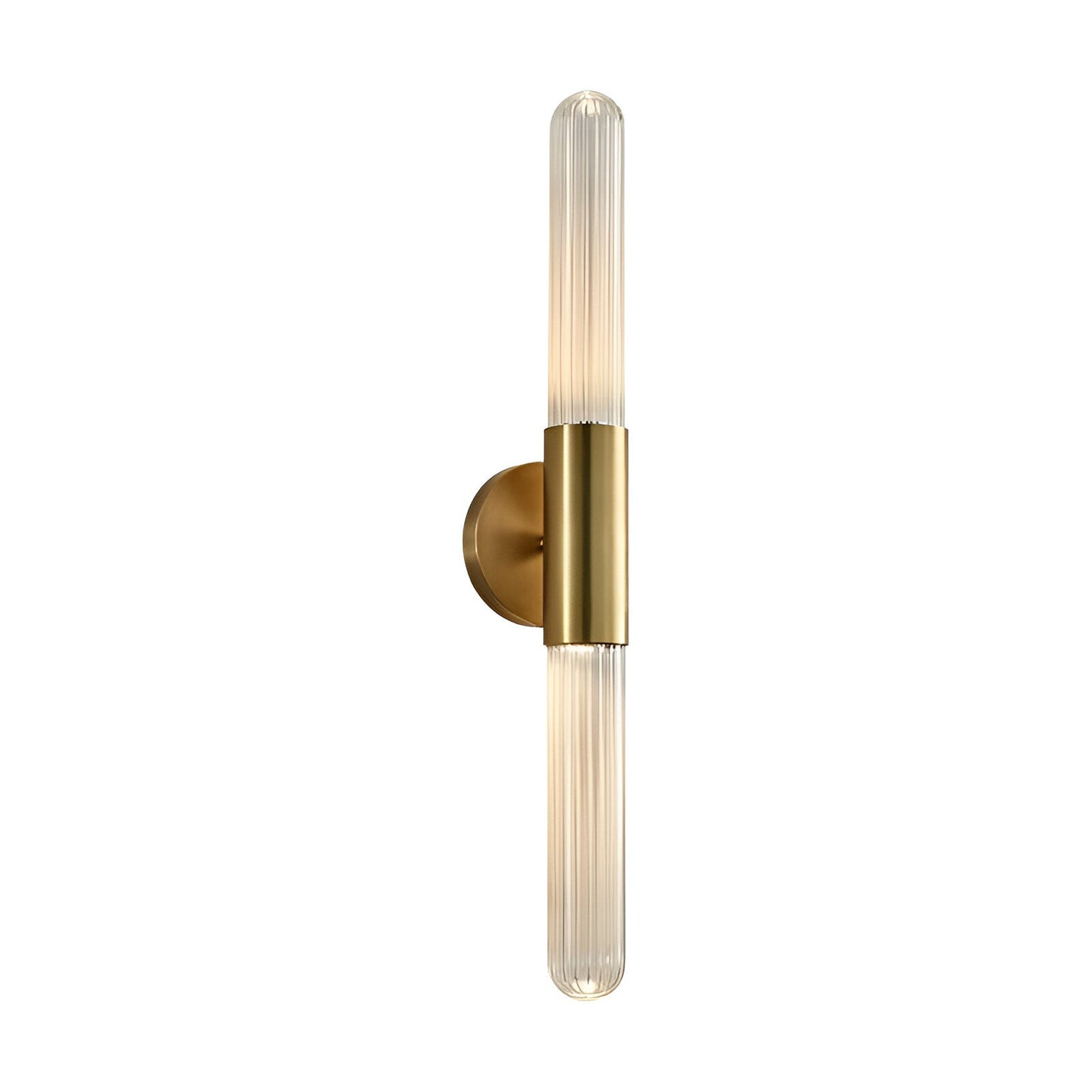 Noordse Watergolven Glas Messing Wandlamp LED 1-Licht