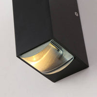 Moderne waterdichte rechthoekige LED-wandlamp voor buiten