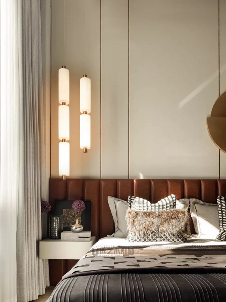 Zovarion Hanglamp Moderne Minimalistische en Alabaster